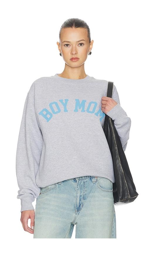 departure boy mom sweatshirt in grey. - size l (also in s, m)