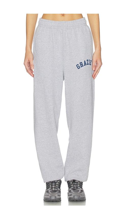 departure grazie sweatpants with pockets in light grey. - size s (also in xs)
