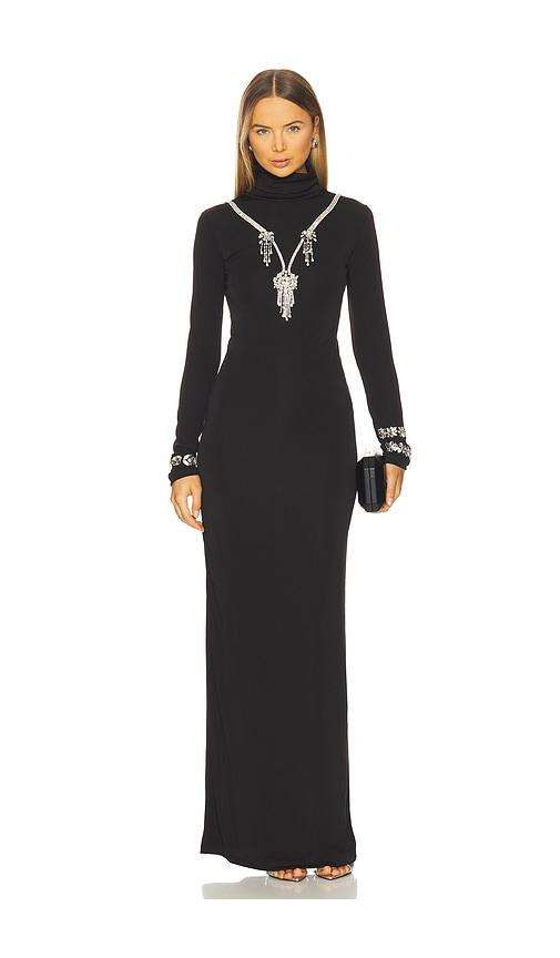 des phemmes backless long dress in black. - size 38/xs (also in 40/s, 42/m)