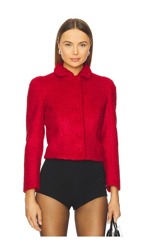 des phemmes jacket in red. - size 38/xs (also in 44/l)