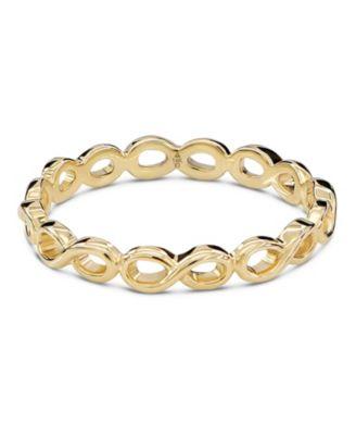 devata infinity ring in 14k gold
