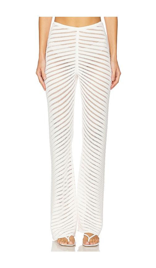 devon windsor camille pant in ivory. - size l (also in xl)