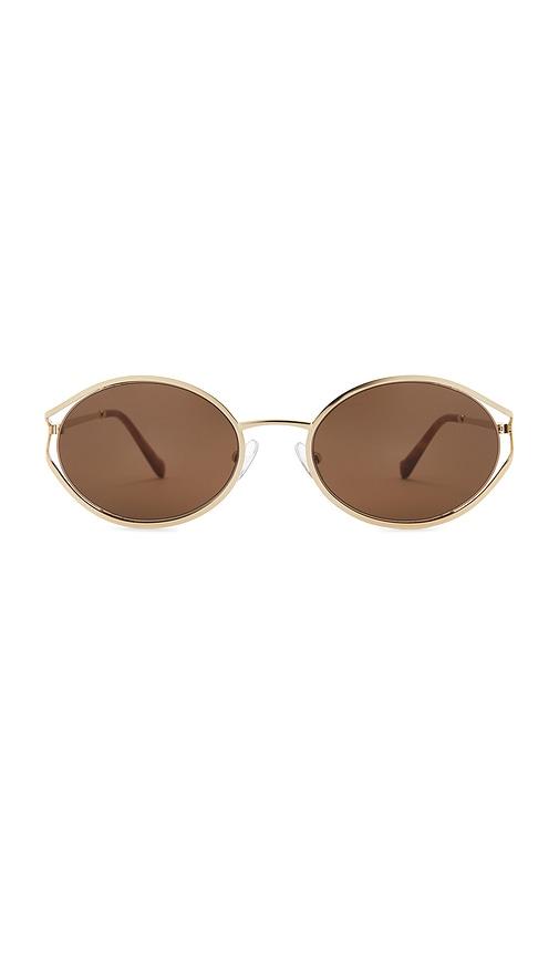 devon windsor como sunglasses in brown.
