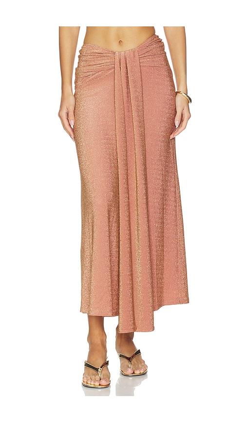 devon windsor dottie skirt in rose. - size m/l (also in xs/s)