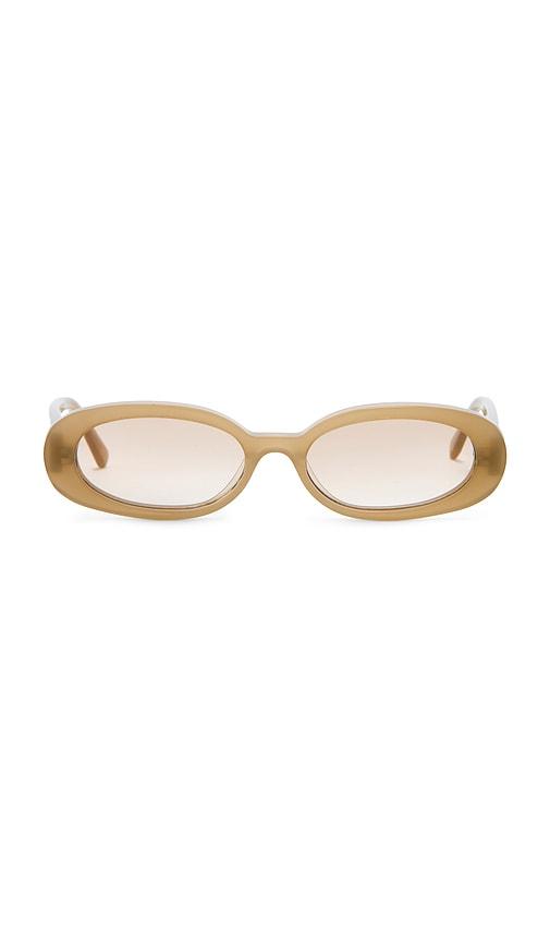 devon windsor lima sunglasses in beige.