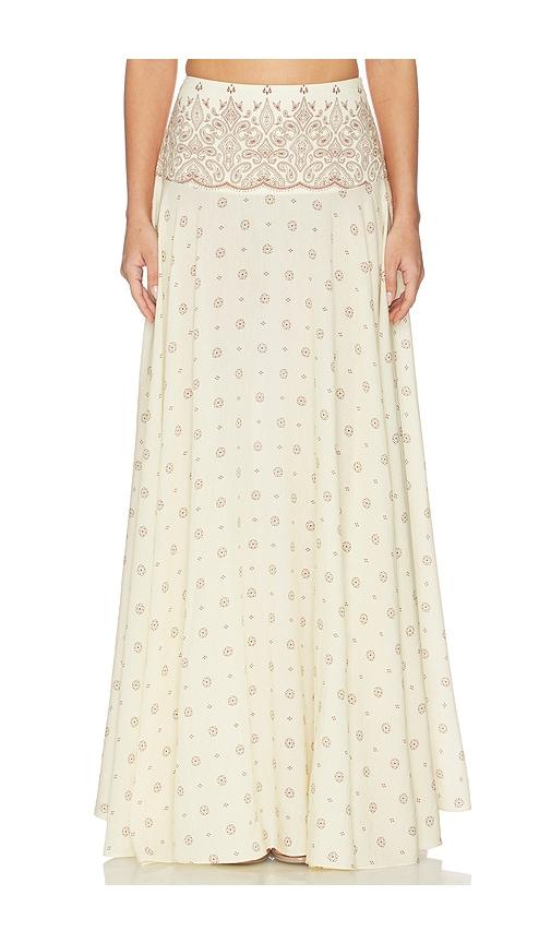 devon windsor rylie skirt in cream. - size l (also in m)