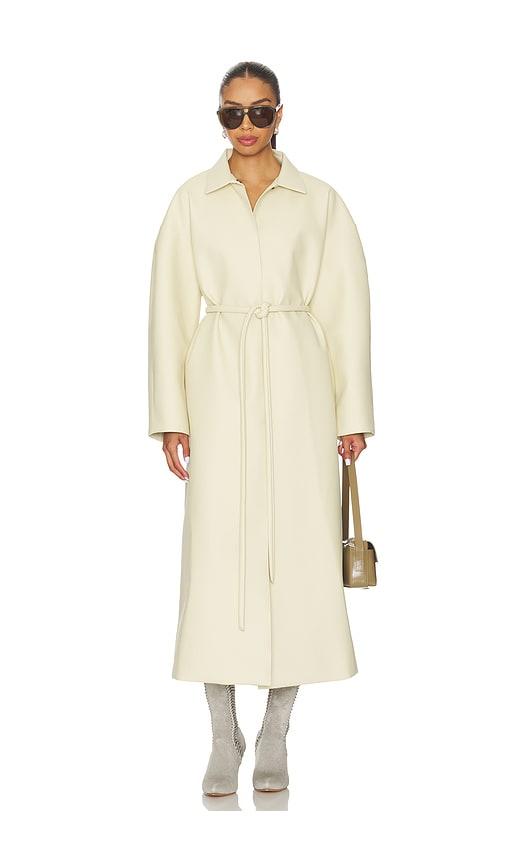 diana milkanova studio oversized coat in yellow. - size m (also in s)