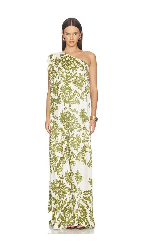 diarrablu raya dress in green. - size m (also in s)