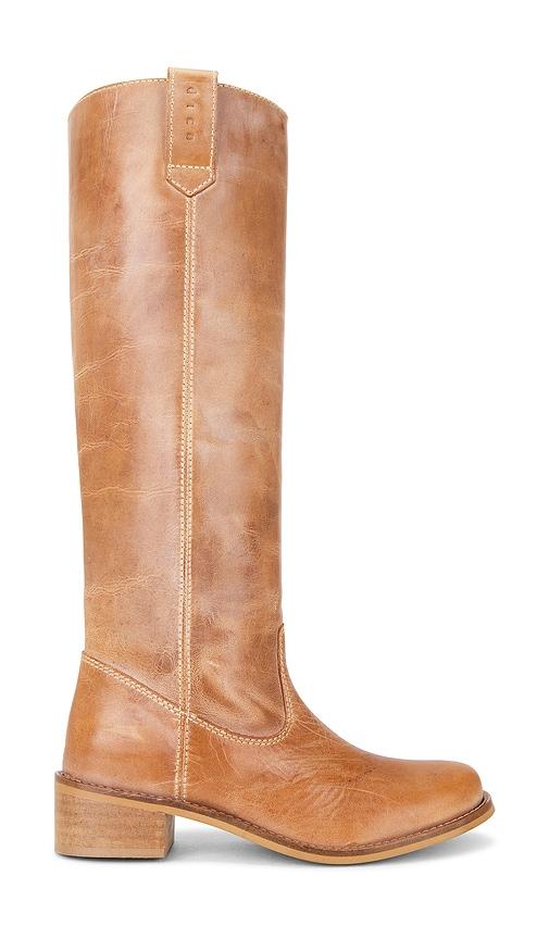 dico copenhagen ann gaucho boot in tan. - size 37 (also in 38)