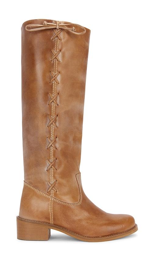 dico copenhagen ann gaucho with laces boot in tan. - size 36 (also in 37)