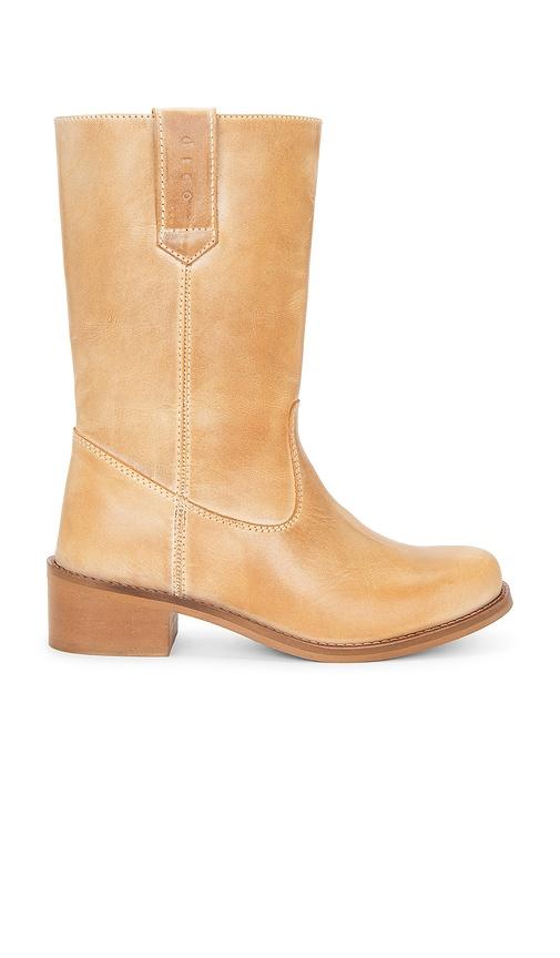 dico copenhagen julia gaucho boot in tan. - size 36 (also in 37)
