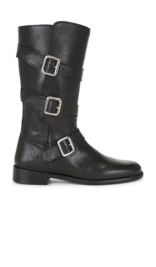 dico copenhagen mia triple buckle boot in black. - size 36 (also in 37, 38, 40, 41)