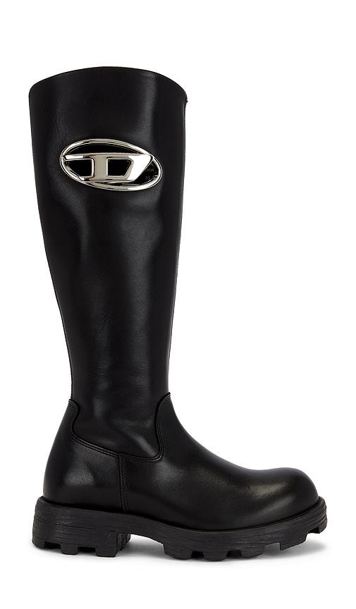diesel dhammer boot in black. - size 35 (also in 41)