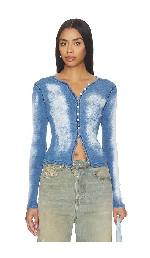 diesel gabriel top in blue. - size m (also in xs, s)