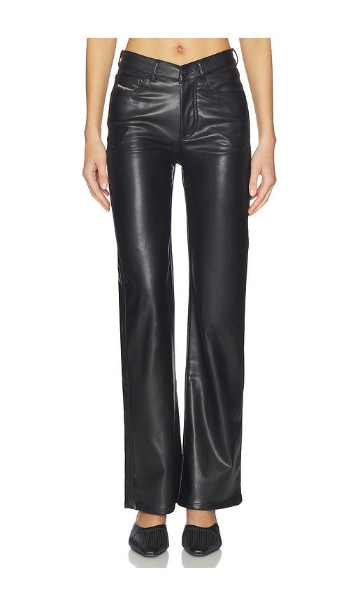 diesel plain leather pant in black. - size 40 (also in 42, 44)