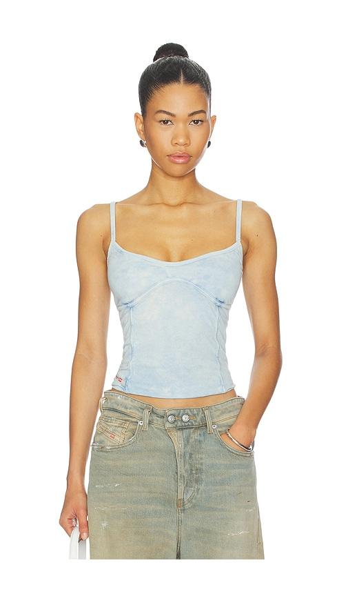 diesel tony tank top in baby blue. - size l (also in s, xl, m)