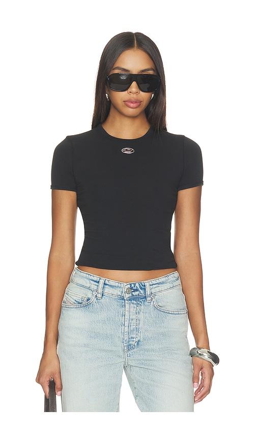 diesel uncutie long t-shirt in black. - size l (also in xs, s, m)