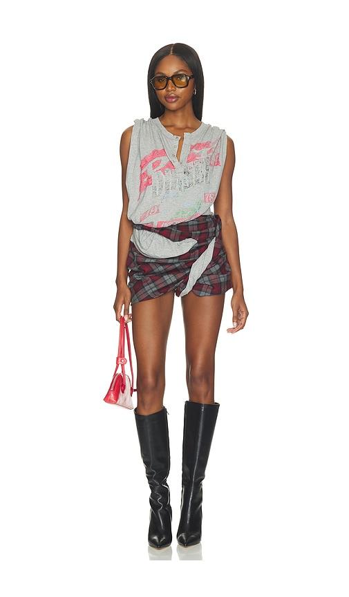 diesel voxa check jumpsuit in multi. - size l (also in m)