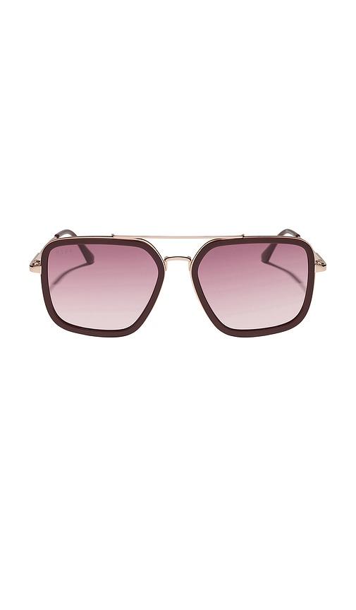 diff eyewear jordan sunglasses in red.