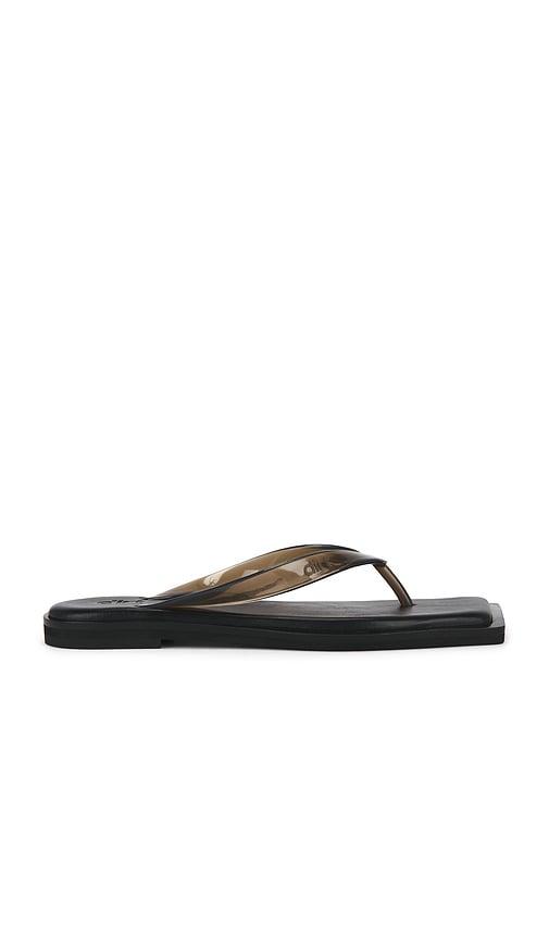dirt flip flops in black. - size 37 (also in 38, 39, 41)