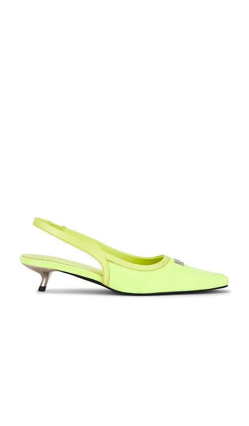 dirt slingback heel in green. - size 38 (also in 40, 41)
