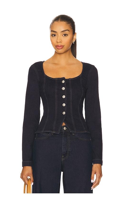 dl1961 bailee top in blue. - size s (also in xs)