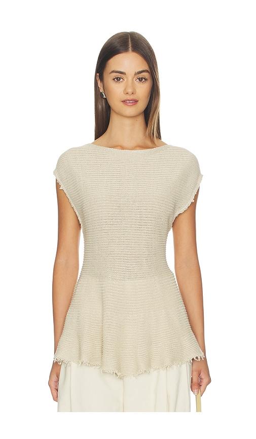 dl1961 dl anok knit top in tan. - size l (also in s)