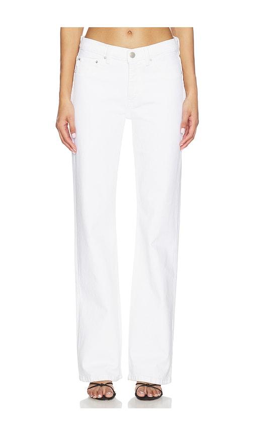dl1961 dl bella slim bootcut mid rise jeans in white. - size 23 (also in 24, 25, 26, 27, 28, 29, 30, 31, 32)