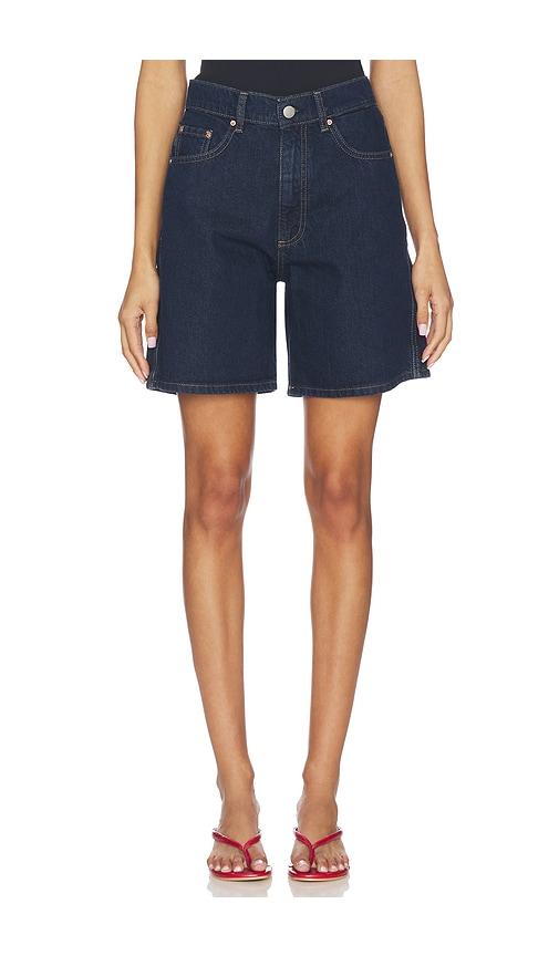 dl1961 dl taylor relaxed high rise denim short in blue. - size 23 (also in 26, 27, 28, 29, 30, 31)