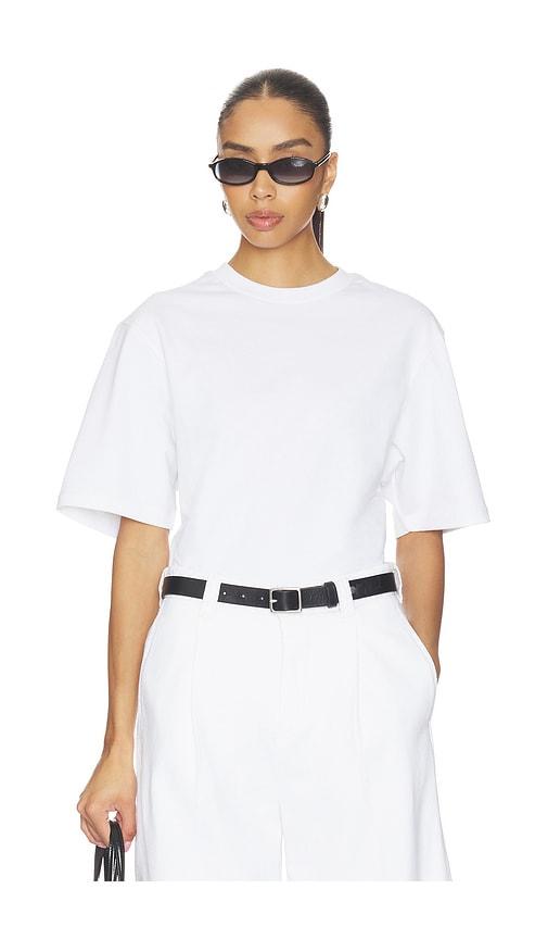 dl1961 girlfriend tee in white. - size m (also in s, xs)