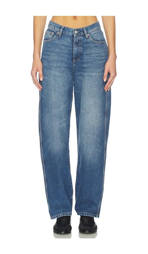 dl1961 kendell contoured tapered straight jeans in blue. - size 23 (also in 26, 24, 25)