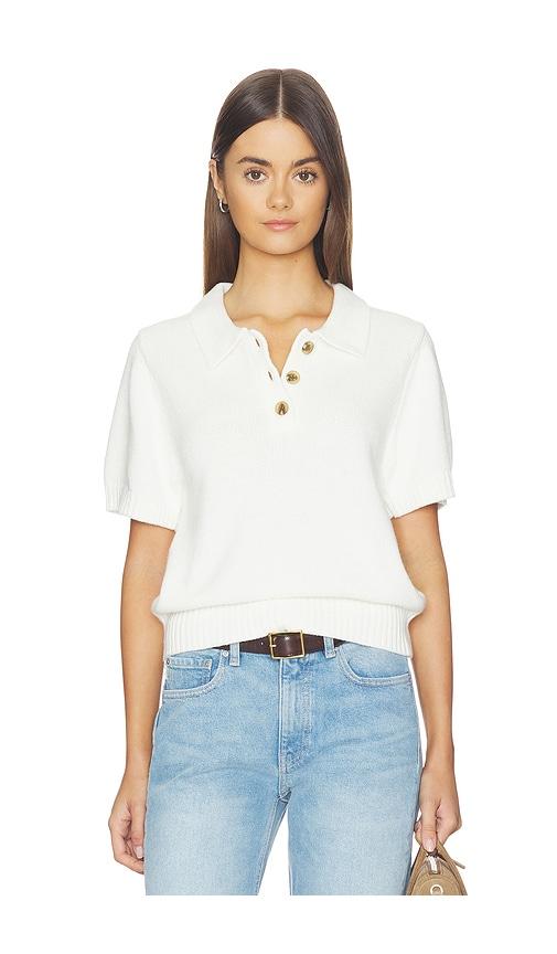 dl1961 may polo shirt in white. - size m (also in xs, s)