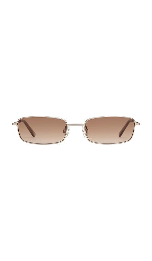dmy studios olsen sunglasses in brown.