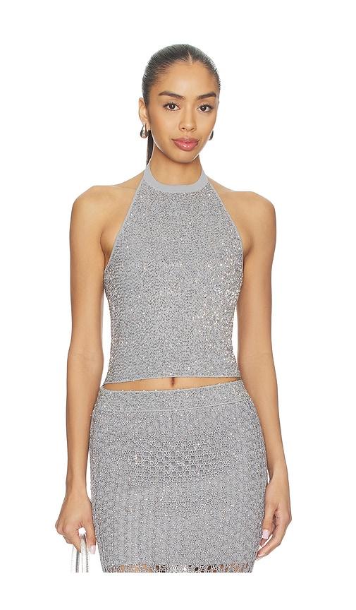 dodiee bianca top in grey. - size m (also in xs)
