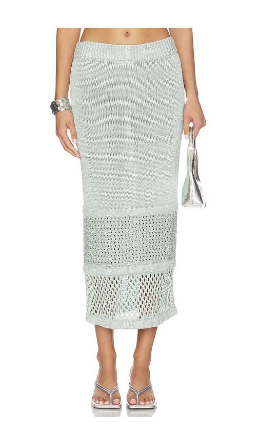 dodiee ruby skirt in mint. - size l (also in xs)