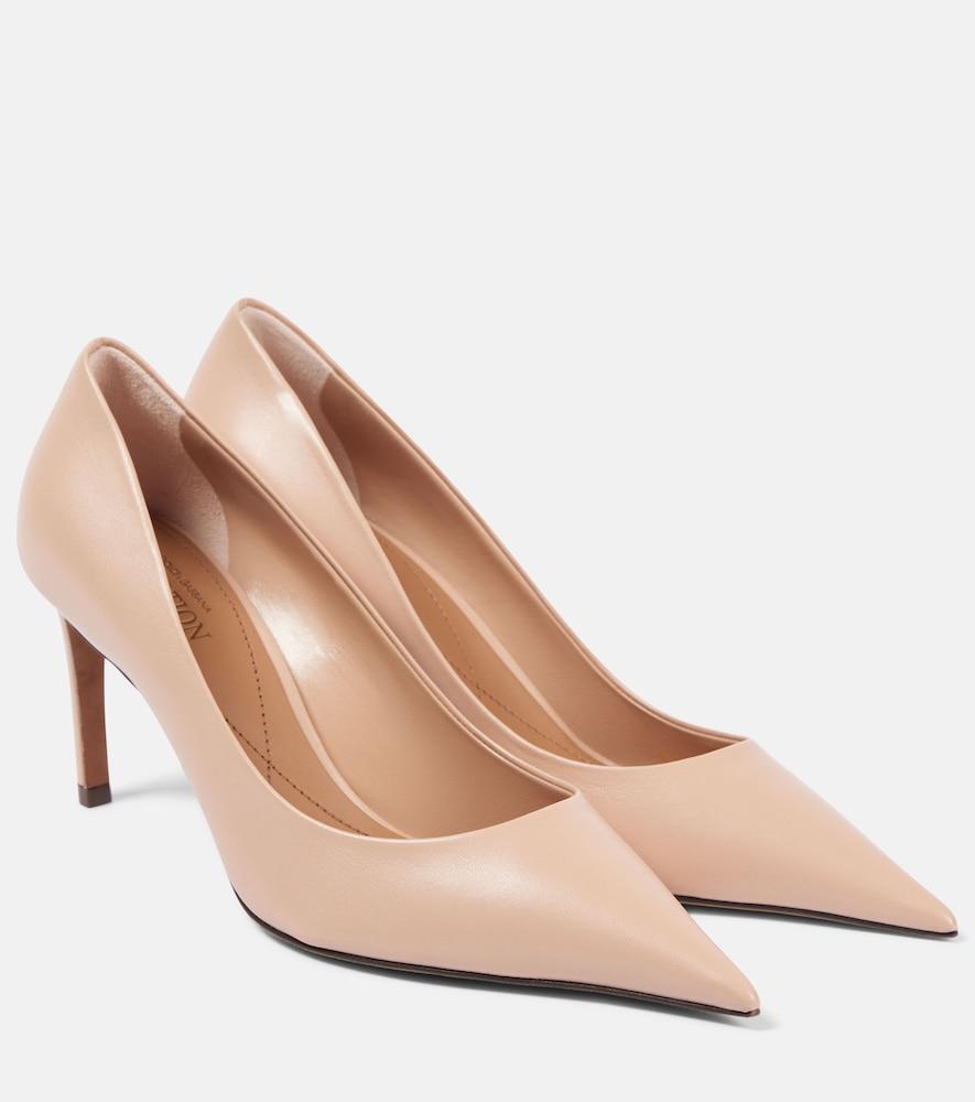 dolce & gabbana 80 leather pumps