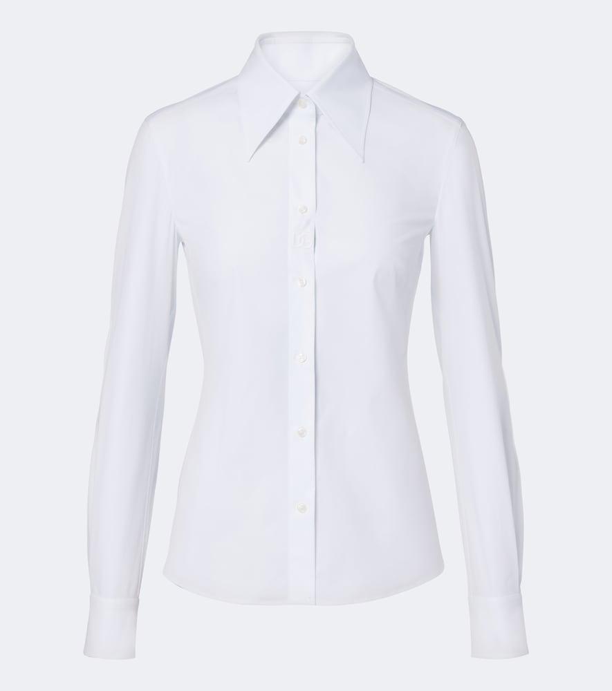 dolce & gabbana cotton-blend poplin shirt