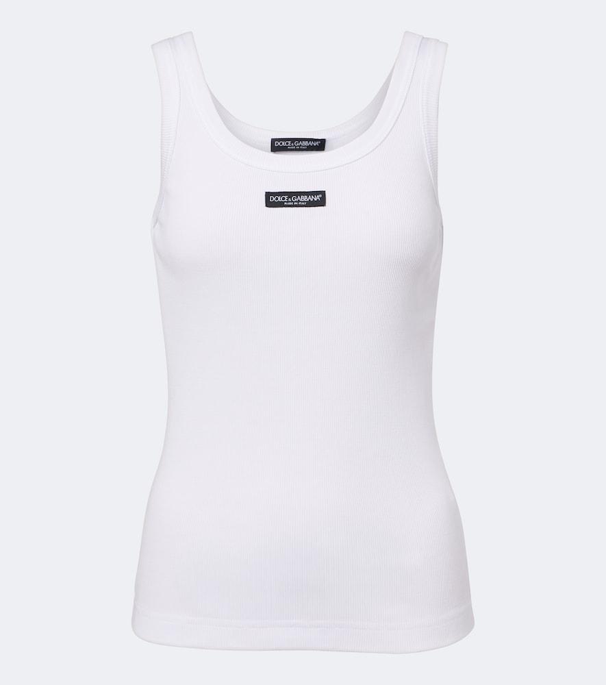 dolce & gabbana cotton tank top