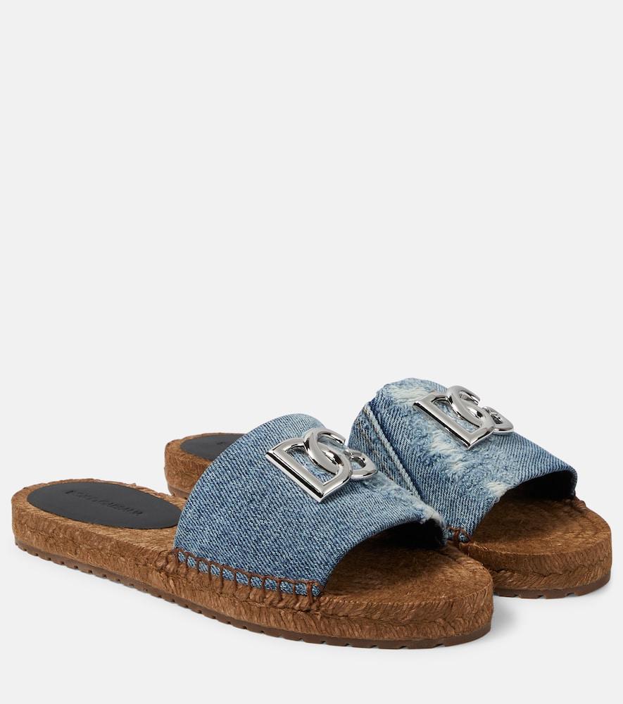 dolce & gabbana dg canvas espadrilles