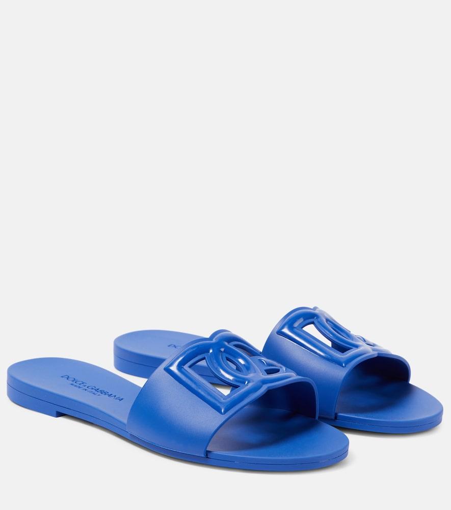 dolce & gabbana dg cutout slides