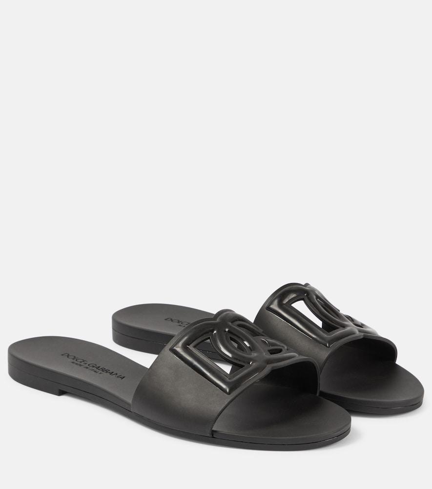 dolce & gabbana dg cutout slides