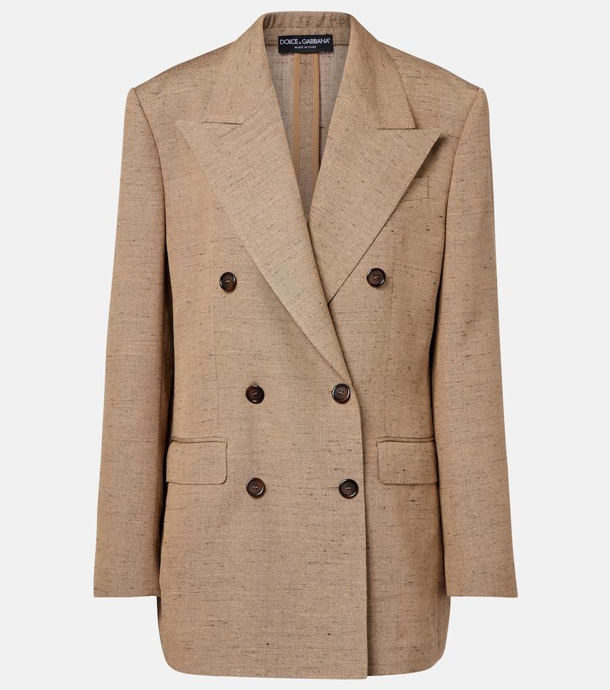 dolce & gabbana double-breasted oversized blazer
