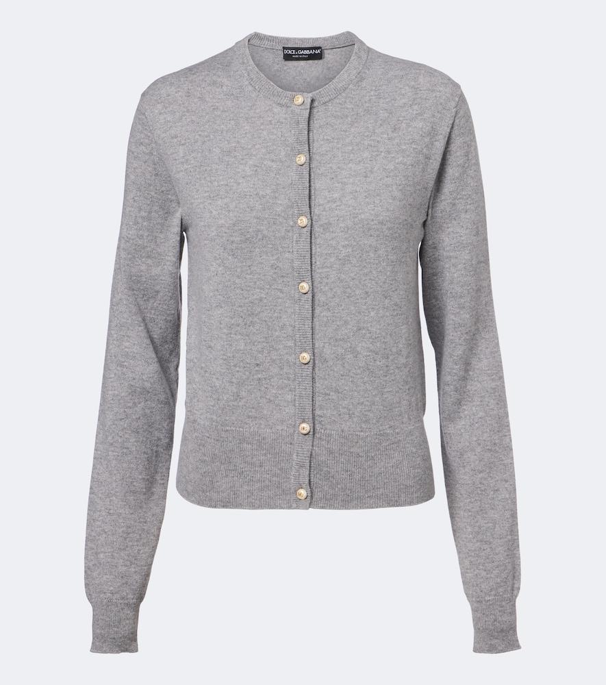 dolce & gabbana embellished cashmere cardigan