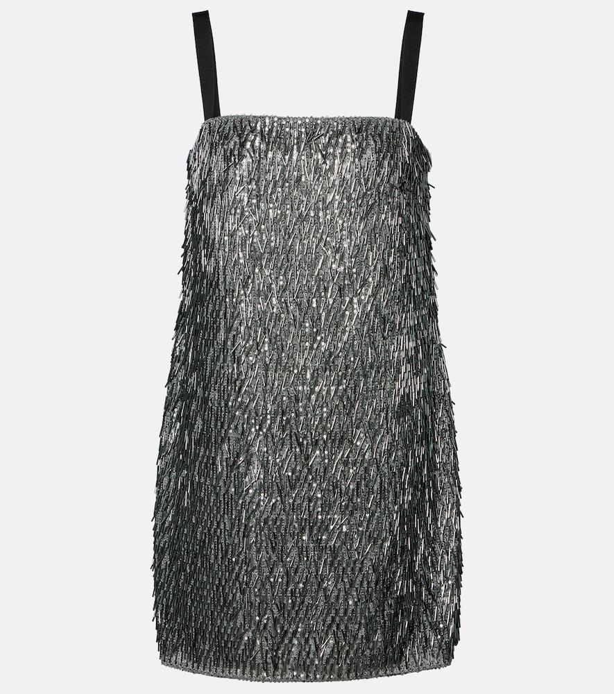 dolce & gabbana embellished minidress