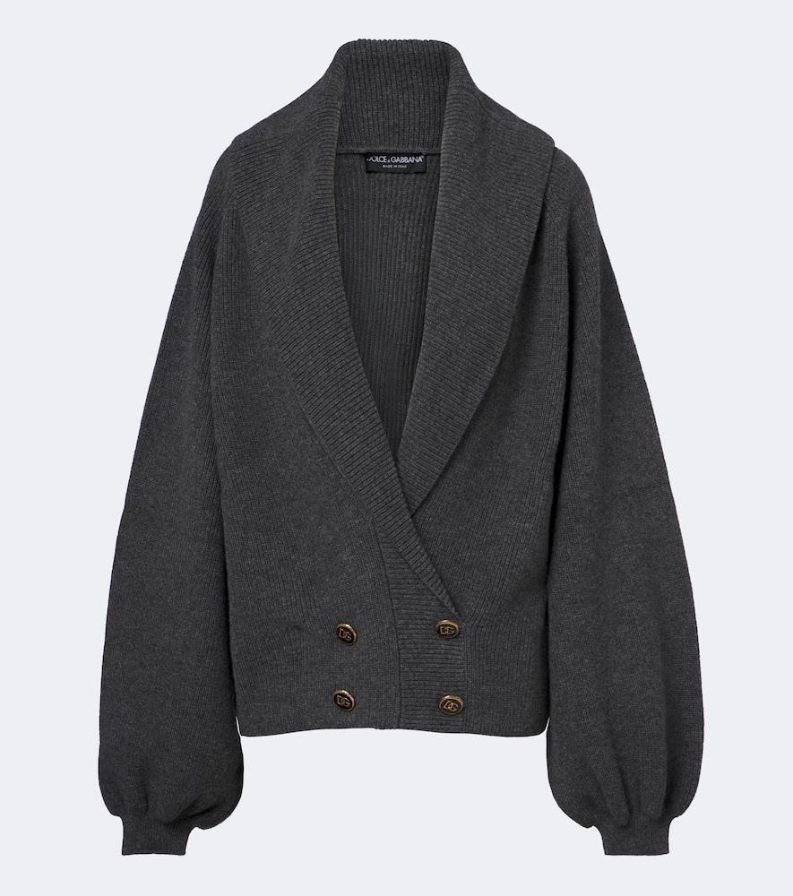 dolce & gabbana embellished virgin wool cardigan