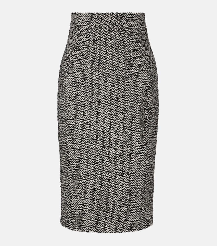 dolce & gabbana high-rise pencil skirt