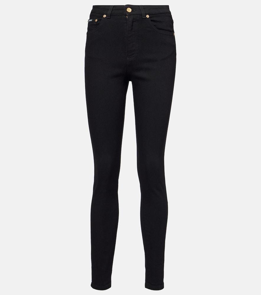 dolce & gabbana high-rise skinny jeans