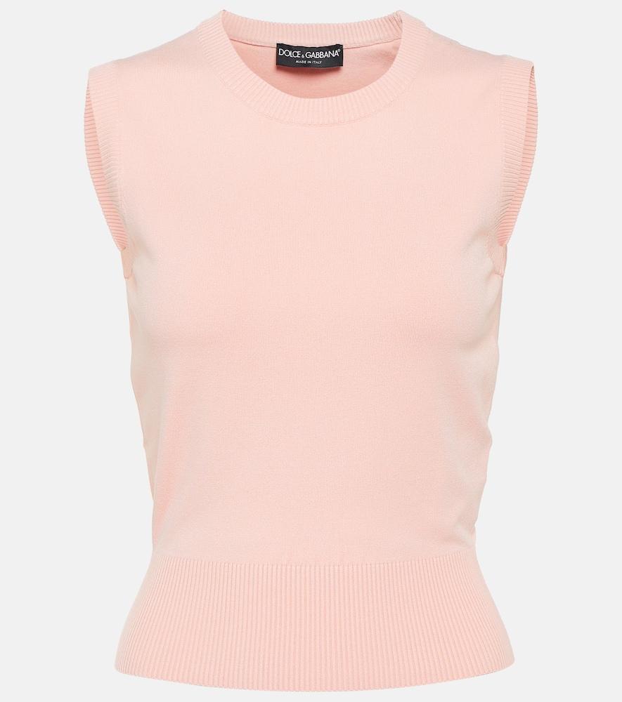 dolce & gabbana knitted tank top