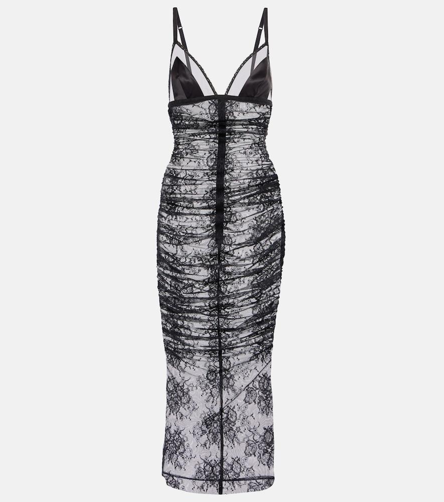 dolce & gabbana lace slip dress