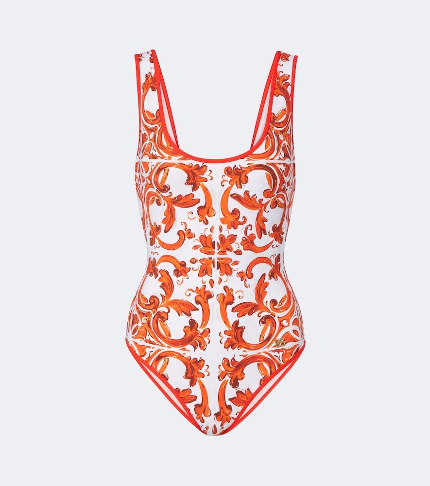 dolce & gabbana majolica swimsuit